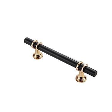 Imagem de Armário Móveis Ferragens Gaveta Puxador do Armário Liga de Zinco Preto Dourado Armário Sólido Puxador de Cozinha Puxador T Bar House, BG96