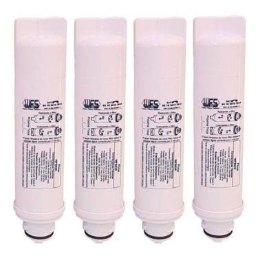 Imagem de Kit 4 Filtro Refil Purificador Midea Sensia E Liva Kfpna