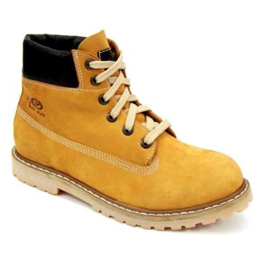 Imagem de Bota Adventure Cla-Clê Masculina Couro Dia a Dia Conforto, 40, Bege