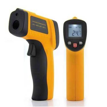 Imagem de Termômetro medição temperatura LASER Infravermelho Aferição - ZEM