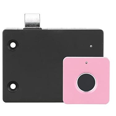 Imagem de Fechaduras de Porta Com Impressão Digital, Fechadura de Porta Com Impressão Digital Com Energia Móvel USB Externa 0,5 Segundos de Reconhecimento de Semicondutor de Liga de