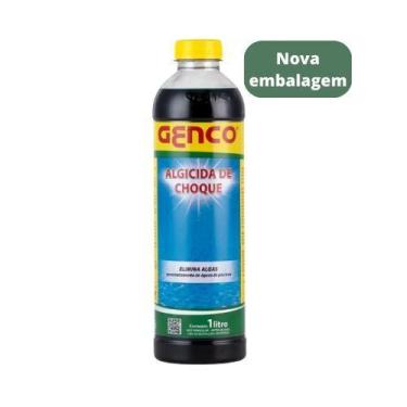 Imagem de Algicida Choque Tratamento Piscina Elimina Algas 1 L - Genco