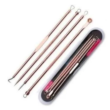 Imagem de Removedor De Cravos e Espinhas Profissional Kit Inox - A.R Variedades 
