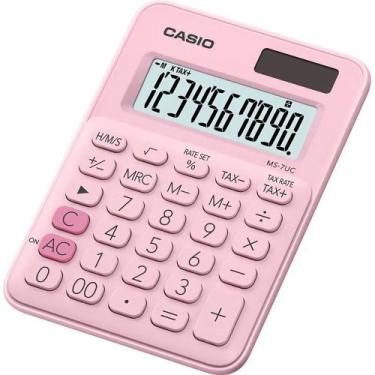 Imagem de Calculadora Compacta Casio MS-7UC-PK - Rosa