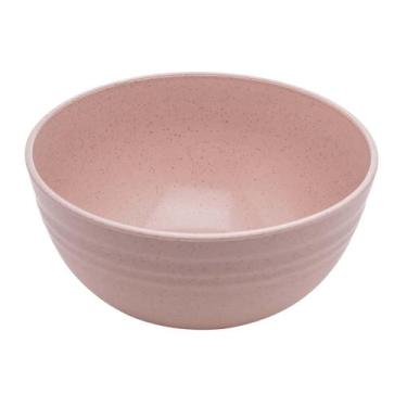 Imagem de Bowl de Bambu Ecológico Cumbuca Grande 15x7cm Sortido Sobremesa Frutas