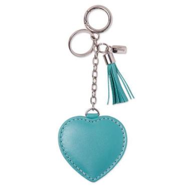 Imagem de Chaveiro couro amor hortensia - CELLWAY