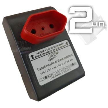 Imagem de 02 unidades conversor de energia tomada 110/220 - 45 watts - M&M