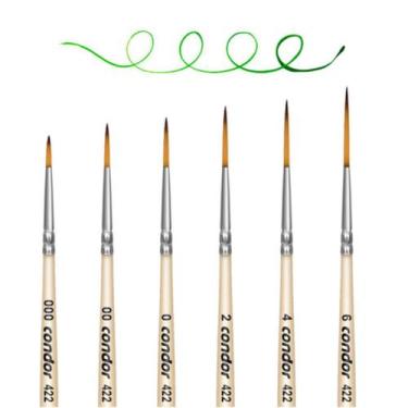 Imagem de Pincel Condor Konex Liner Sintetico 422 - 6 Tamanhos