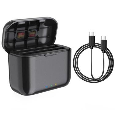 Imagem de Hub de Carregamento Rápido para Insta360 X3 com Caixa de Armazenamento