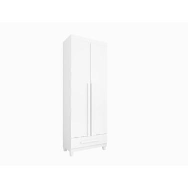 Imagem de Roupeiro Dubai 2 Portas Branco - RV Móveis