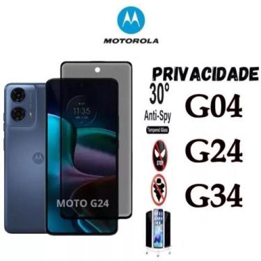 Imagem de Película Privacidade 3D Anti Spy MOTO G04 G24 G34 - Phonecell, G24