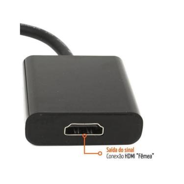 Imagem de Adaptador Convesor Displayport para Hdmi Femea