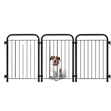 Imagem de Cercado Pet Cachorro Dobrável Portátil 3 Módulos Segurança Divisor de 