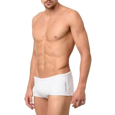 Imagem de Sunga Trunk Básica Calvin Klein Branca SWM800G