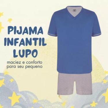 Imagem de Pijama curto - MASC INFANTIL - Lupo, 12, Azul