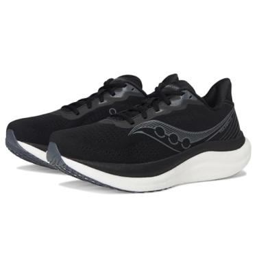 Imagem de Saucony Tênis masculino Triumph 23, Preto/branco, 38