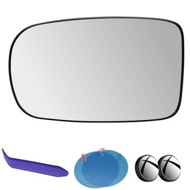 Imagem de EAP Vidro espelhado lateral do motorista compatível com Chrysler 300 2011-2023, Dodge Charger 2011-2023, aquecido sem escurecimento automático, 68130641AA, 68101147AA