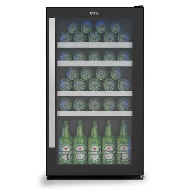 Imagem de Cervejeira EOS Bierhaus 98 Litros Frost Free Compressor Porta de Vidro e Puxador em Inox ECE101 220V