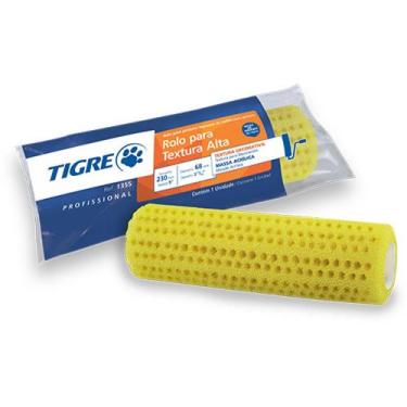 Imagem de Rolo Text 23cm Tigre 1355 Sem Suporte para Pintura Texturizada - 00002