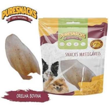 Imagem de Petisco PureSnacks Orelha Bovina para Cães