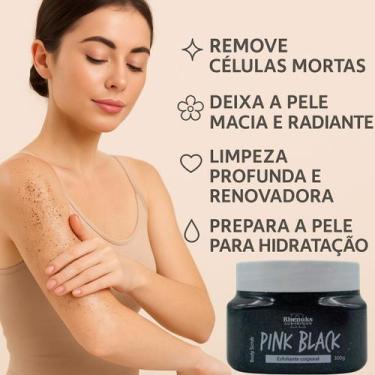 Imagem de Rhenuks Pink Black Esfoliante Corporal 300g