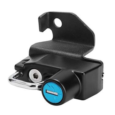 Imagem de ZJchao Trava de Capacete de Motocicleta, Liga de Alumínio, Acessório de Motocicleta, Trava de Capacete Com 2 Chaves para Quadro de Bicicleta de Moto, Tubo de Para-choque, Rack de Bagagem