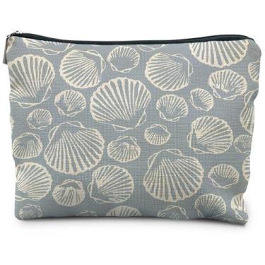 Imagem de Bolsa de cosméticos RYYCDOI 25x19 cm Bolsa de linho impermeável