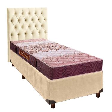 Imagem de Kit Cama Box + Cabeceira + Colchão Solteiro D26 - Ortophedic - Sankonfort