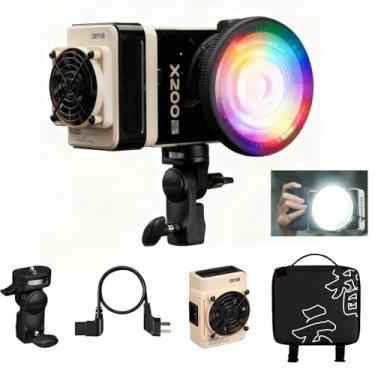 Imagem de Zhiyun Molus X200 200W RGB LED Video Light, Iluminação Contínua em Cores 2500K-10000K, CRI ≈95 TLCI ≈97, 13400Lux, Controle por Aplicativo, Montagem Bowens (Padrão X200 RGB)