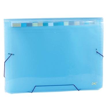 Imagem de Pasta Sanfonada Plástica A4 12 Divisões Azul - Dac