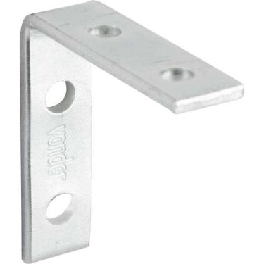 Imagem de Cantoneira Para Cortina, 4 Cm X 4 Cm, Zincada, Com 4 Peças, Vonder Ostenvonder