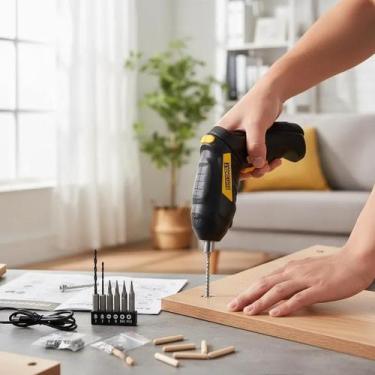 Imagem de Parafusadeira Recarregável Compacta 3.6V Mini Bits Brocas - STARTOOLS