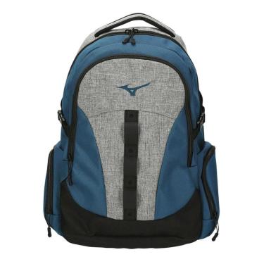 Imagem de Mochila Mizuno Kobe New Azul Opala e Cinza Mescla - Unissex-Unissex