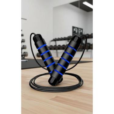 Imagem de Corda Pular Aço 3m Ajustável - Treino Fitness Cardíaco - Congratulatio