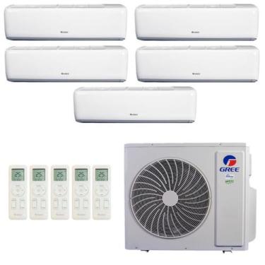 Imagem de Ar-Condicionado Multi Split Inverter Gree 42.000 (5x Evap HW 9.000) Qu