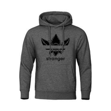 Imagem de Moletom Com Capuz Estampado Floral Estilo De Letras Exclusivo Moderno 