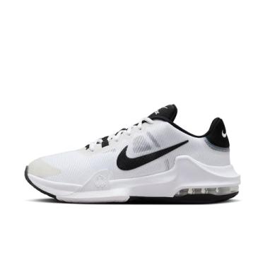 Imagem de Nike Tênis de basquete Impact 4 (DM1124-103, branco/preto) tamanho 42