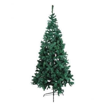 Imagem de Árvore de Natal Pinheiro 2,40m 1.400 Galhos Pé Ferro Verde Tuut