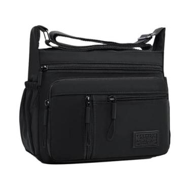 Imagem de Bolsa Transversal Feminina De Nylon Impermeável De Grande Capacidade C
