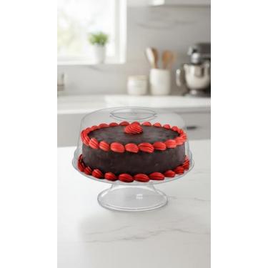 Imagem de Boleira com Pedestal em Poliestireno 26cm - Congratulations Store