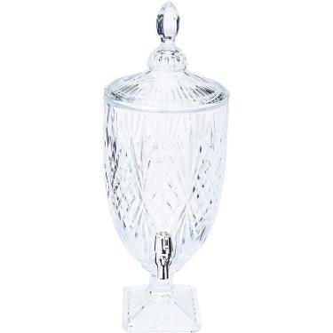 Imagem de Suqueira Dispenser de Cristal Brandon Lyor Transparente 4,5L
