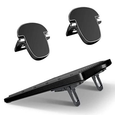Imagem de Suporte de teclado de computador para mesa ajustável suporte de laptop Riser alumínio estável para a maioria dos teclados, suporte de laptop para outros laptops de 10 a 17 polegadas, preto