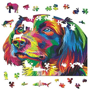 Imagem de Quebra-cabeça de Madeira Decorplay - Cachorro da Lealdade