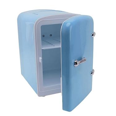 Imagem de Mini Geladeira Beauty, Plástico ABS Silencioso 4L Resfriamento Aquecedor Portátil Refrigerador Aquecedor Pessoal Geladeira para Escritório (plugue americano)