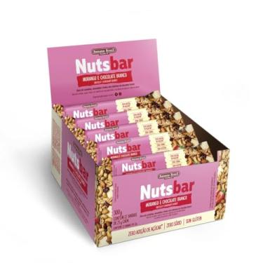 Imagem de Banana Brasil Display Nutsbar Castanhas Morango E Chocolate Branco Caixa Com 12Un De 25G