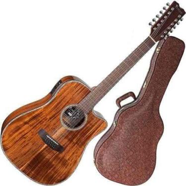 Imagem de Violão Eletroacústico Eagle Emd430 Ce12 Cap Fishman Com Case