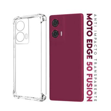 Imagem de Capa Capinha Anti Impacto Transparente Para Moto Edge 50 Fusion Xt2429