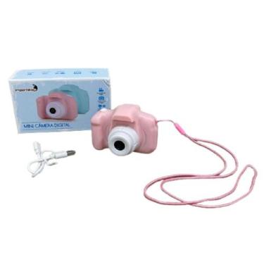 Imagem de Camera digital infantil fotográfica fotografia real rosa menina - Impo