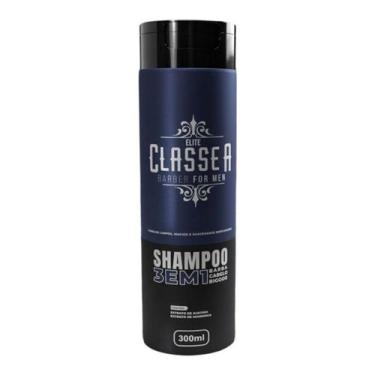 Imagem de Shampoo 3 em 1 300ml Barba Cabelo Bigode - Classe A