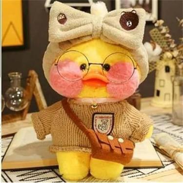 Imagem de Lalafanfan Pato de Pelúcia Amarelo 30cm, Brinquedo de Pelúcia, Pato de Pelúcia Kawaii (25)